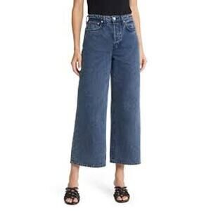 Rag & Bone Maya High-Rise Wide Leg Ankle Jeans Size 6 NWT 31.5" Inseam